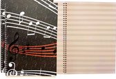 A4 Muziekpapier Max Muziek Pro - 50 pagina Collegeblok - 3 Stuks