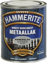 Hammerite Hamerslag Metaallak - Zilvergrijs - 750 ml