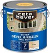 CetaBever Buiten Gevel & Kozijn Snel Beits - Zijdemats - Blank - 2,5 liter