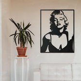 Metalen wanddecoratie Marilyn Monroe - 39x50cm