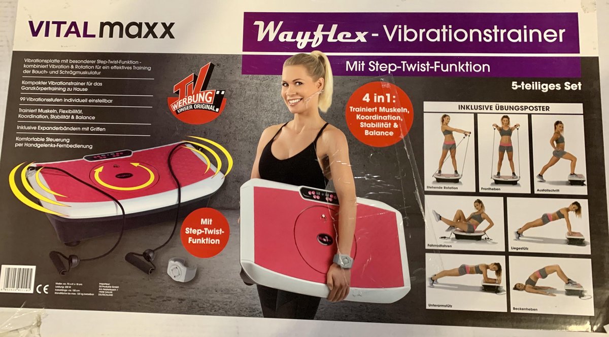 VITALMAXX - Vibro Shake It Vibratietrainer Body Step - Twist-functie |  bol.com