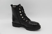 Muoviti ( piedro) zwart lak leder- bikerboot maat 41
