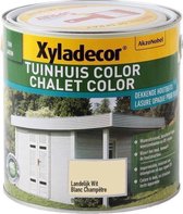Xyladecor Tuinhuis Color - Houtbeits - Mat - Landelijk Wit - 2.5L