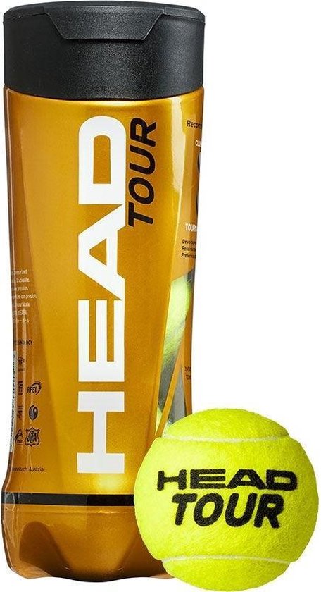 Balles de tennis HEAD Tour 2019 (3 boîtes) | bol.com