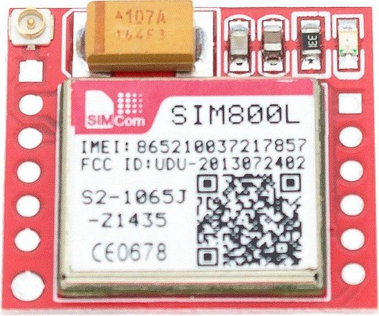 Module de carte SIM de données SIM800L GSM GPRS pour Arduino | ESP32 |  ESP8266 |... | bol