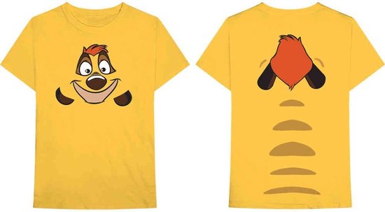 Disney The Lion King - Timon Heren T-shirt - L - Geel