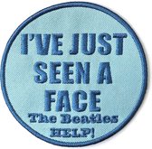 The Beatles Patch I've Just Seen A Face Blauw