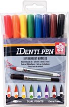 SAKURA Identi-Pen | Dubbelpuntige alles-schrijver (8 kleuren)