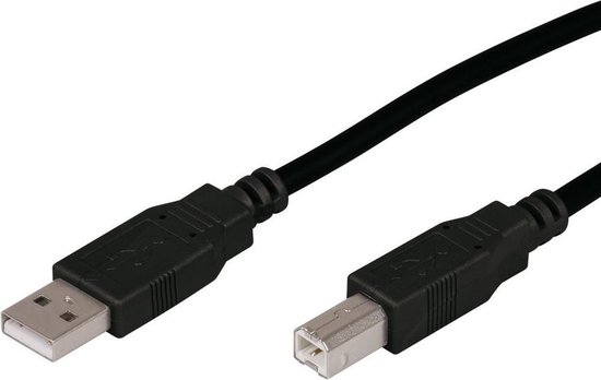 een pion Dag Bandridge - USB 2.0 A-B Kabel - Grijs - 3 meter | bol.com