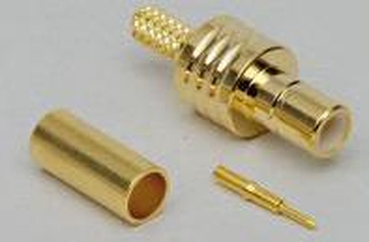 BKL Electronic 0411003 0411003 SMB-connector Stekker, recht 50 Ω 1 stuk(s)