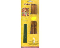 Wirua ha Jasmine Wierrookstokjes 20 Stuks Met Houten Brander