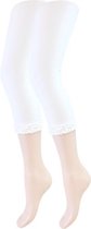 Kinderlegging - Capri - Ruches - Wit - Katoen - Maat 158-164