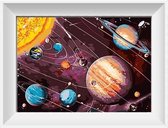 Artstudioclub®  schilderen op nummer volwassenen ruimte en planeten Zonder lijst
