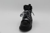 Twins- laarsje veter boot zwart- maat 25