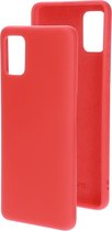 Mobiparts Siliconen Cover Case Samsung Galaxy A51 (2020) Scarlet Rood hoesje