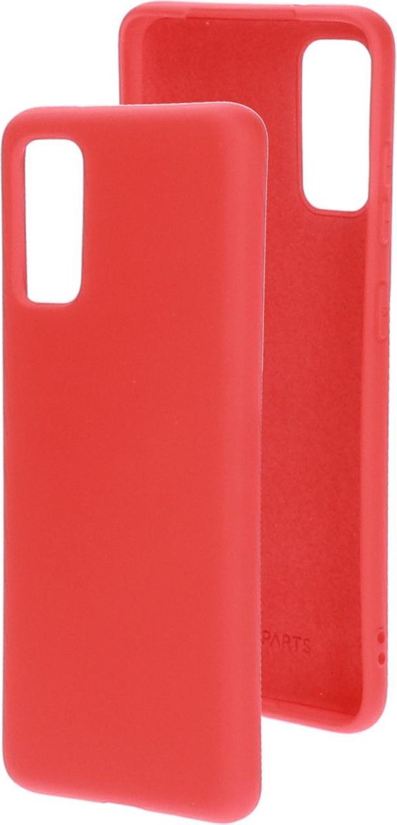 Mobiparts hoesje geschikt voor de Samsung Galaxy S20 - Siliconen - Rood