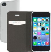 Mobiparts Magnetic Book Case Apple iPhone 5/5S/SE Wit hoesje
