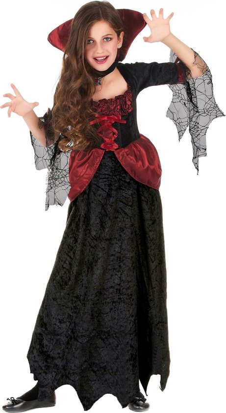 Verkleedkostuum vampier voor meisjes Halloween kleren - Kinderkostuums -  134/146" | bol.com
