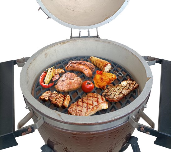 BBQ-Toro Gietijzeren grillrooster, gietijzeren rooster in verschillende maten, massief en geëmailleerd, accessoires voor barbecue, gasgrill, houtskoolgrill en nog veel meer