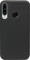 Levertijd 1-3 werkdagen - ADEL Premium Siliconen Back Cover Softcase Hoesje voor Huawei P30 Lite - Zwart