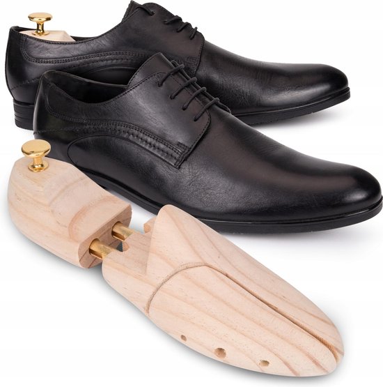 Schoenen Inlegzolen & Accessoires Schoenenrekken Sz M. Paar verstelbare Nordstrom houten schoenspanners 