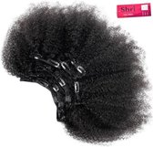 Shri Indian Human Hair Clip-in Afro Kinky Curly 14 inch