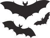 Halloween muurstickers "Vleermuizen" 12 stuks