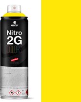 MTN Nitro 2G Mat Gele Spuitbus - 500ml, extreem hoge dekkracht