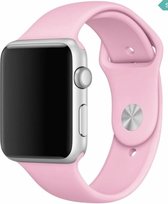 iWatch bandje – Pink – 38/40 mm – Apple Watch – Sportbandje – Si Pink Sand - S/M – Siliconen - Apple Watch Serie 3/2/1 – Apple Watch Serie 5/4