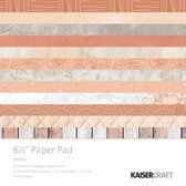 Kaisercraft Peachy Paper Pad 6.5"X6.5" 40/Pkg (PP1054)