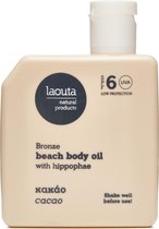 Laouta Beach Body Tanning Oil Cacao SPF 6 - 100 ml - Lichaamsolie