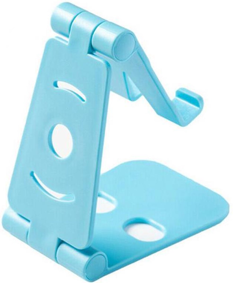DW4Trading Telefoon Houder - Opvouwbaar - Blauw