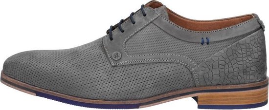 Floris van Bommel Heren Nette Schoenen | Veterschoenen Grijs - Mystik Sage