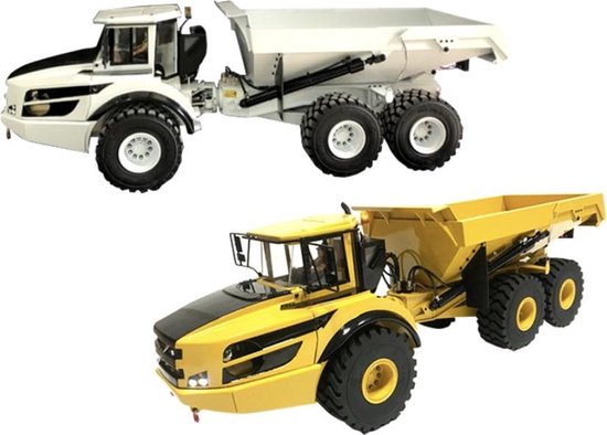 RC 1/14 Volvo A40G Dumptruck - Hydraulisch - Dumper - Vrachtwagen Truck Radiografisch - Wedico - Lesu - Tamiya -  SRC-Machinery