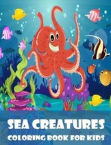Sea Creatures Coloring Book For Kids