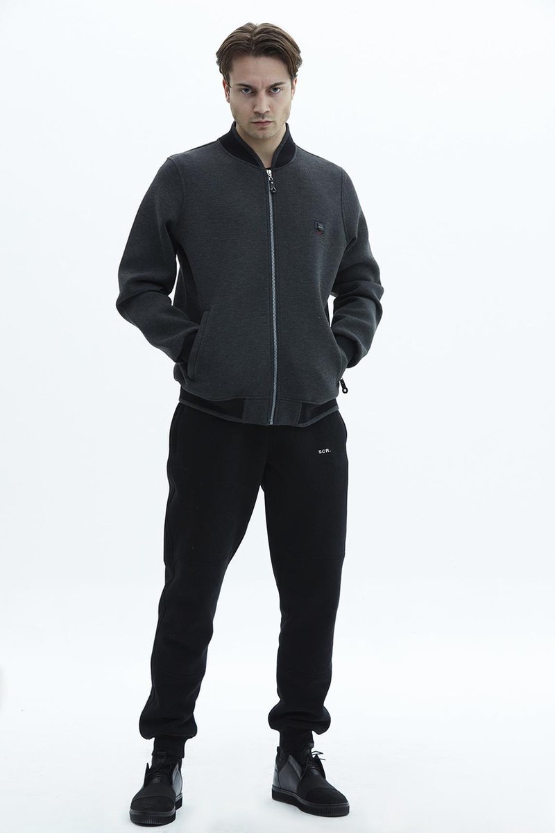 SCR. Sem - Heren Jacket - Korte jas - Donkergrijs - Maat M