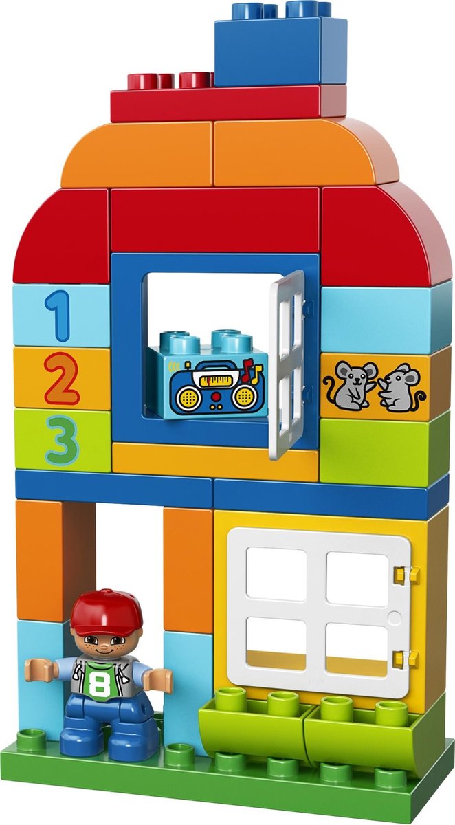 honderd pack Gewoon LEGO DUPLO Alles-in-één Doos - 10572 | bol.com