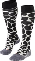 FALKE SK4 Giraffe Dames Skikousen - Zwart - Maat 37-38