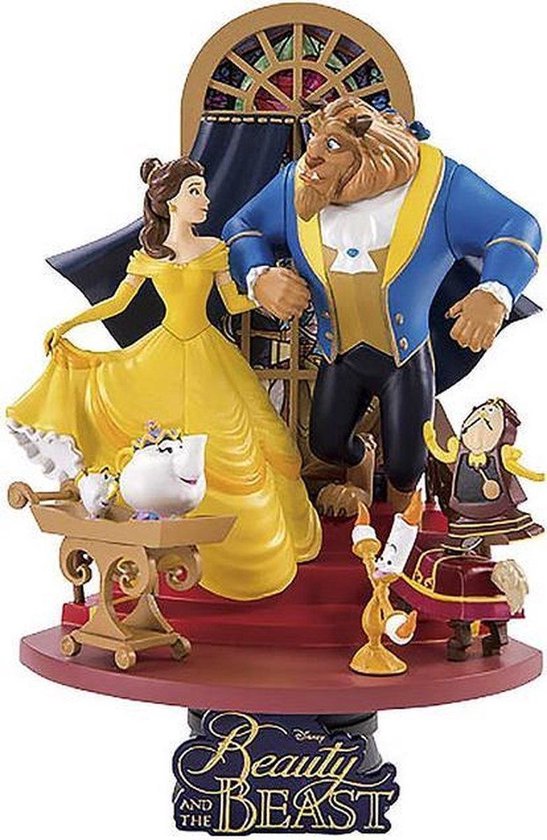 Diorama Rose La Belle Et La Bête - Disney Traditions