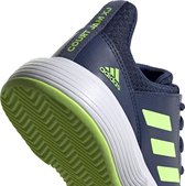 adidas CourtJam tennisschoenen jongens marine/lime