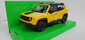 Jeep Renegade Trailhawk Geel 1:24 Welly Nex