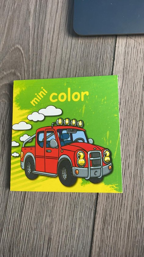 Tegenover Definitief Kreet Mini kleurboek auto | bol.com
