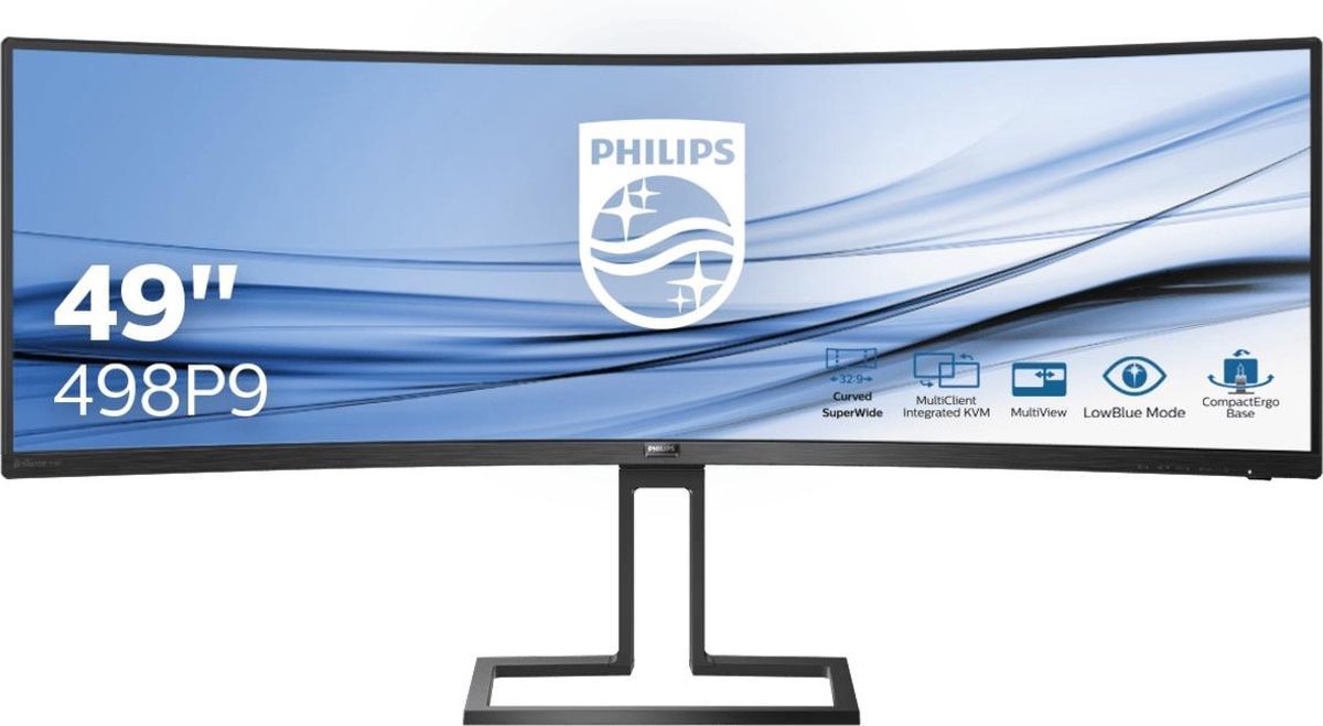 Philips 498P9 Dual QHD Curved Ultrawide Monitor 49 inch