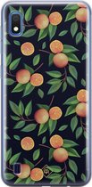Samsung A10 hoesje siliconen - Fruit / Sinaasappel | Samsung Galaxy A10 case | multi | TPU backcover transparant