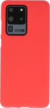 Color TPU Samsung Galaxy S20 Ultra Hoesje - Rood