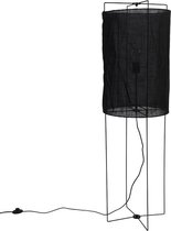 QAZQA rich - Design Vloerlamp | Staande Lamp - 1 lichts - H 1340 mm - Zwart -  Woonkamer | Slaapkamer | Keuken