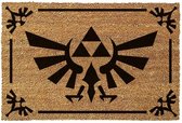 The Legend of Zelda Black Triforce Doormat 60x40 PVC met Kokosvezels