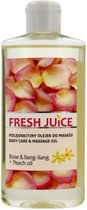 Elpha Farm Fresh Juice verzorgende Massage Olie, roos, ylang-ylang en perzik olie, 150ml