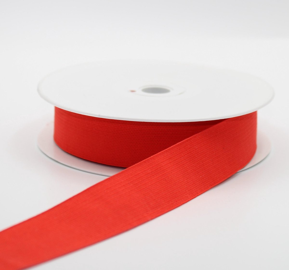 10 Meter Gekleurde ELASTIEK, Breedte 25MM, Kleur KORAAL E95