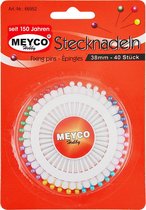 Meyco Kopspelden - 40 stuks op bewaarwieltje